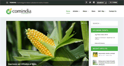 Desktop Screenshot of cornindia.com